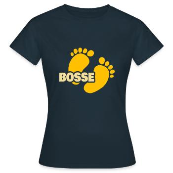Birth Bosses - Women's T-Shirt - navy - Front - AI Model Female 172 dark (172cm)