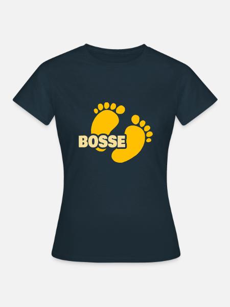 Geburt Bosse - Frauen T-Shirt - Navy