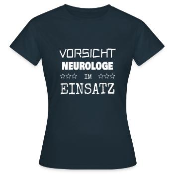 Berufung Neurologe - Frauen T-Shirt - Navy - Vorne - AI Model Female 172 dark (172cm)