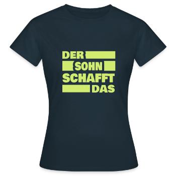 Fils - T-shirt Femme - marine - Devant - AI Model Female 172 dark (172cm)