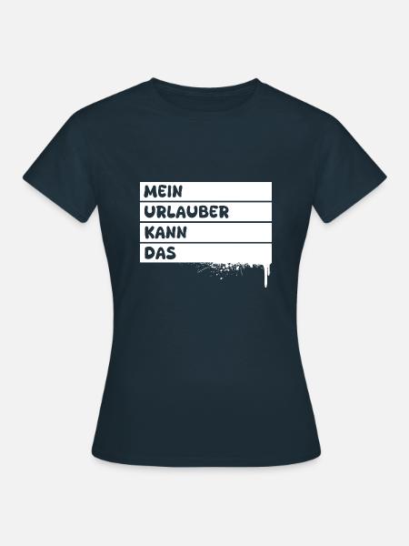 Urlauber - Frauen T-Shirt - Navy