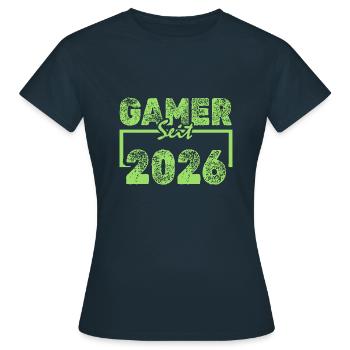Freak 2026 - Frauen T-Shirt - Navy - Vorne - AI Model Female 172 dark (172cm)