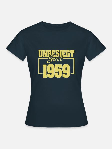 seit 1959 - Frauen T-Shirt - Navy