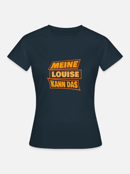 Louise Louise - Dame-T-shirt - marineblå