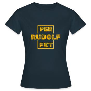 Geschenk für Rudolf - Frauen T-Shirt - Navy - Vorne - AI Model Female 172 dark (172cm)