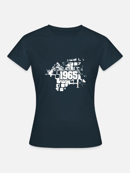 Artwork 1965 - Frauen T-Shirt - Navy