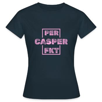 Geschenk für Casper - Frauen T-Shirt - Navy - Vorne - AI Model Female 172 dark (172cm)