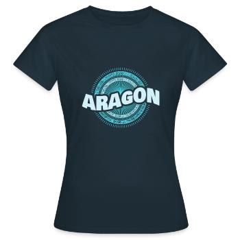 Aragon als Geschenkidee - Frauen T-Shirt - Navy - Vorne - AI Model Female 172 dark (172cm)
