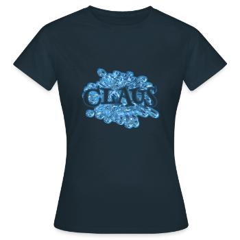 Prénom claus - T-shirt Femme - marine - Devant - AI Model Female 172 dark (172cm)