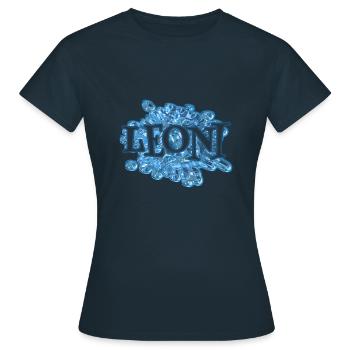 Gouttes d’eau pour Leoni Leoni Name - T-shirt Femme - marine - Devant - AI Model Female 172 dark (172cm)