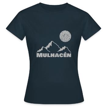 Bergsport Mulhacén - Frauen T-Shirt - Navy - Vorne - AI Model Female 172 dark (172cm)