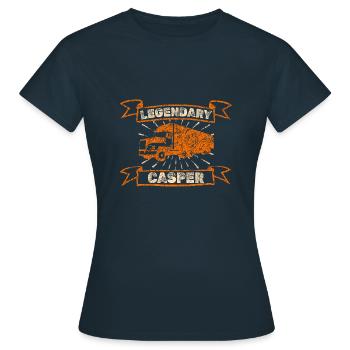 Geschenk für Casper - Frauen T-Shirt - Navy - Vorne - AI Model Female 172 dark (172cm)