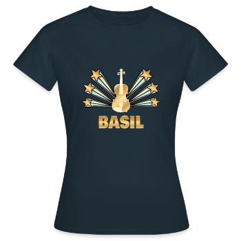Cadeau pour le basilic - T-shirt Femme - marine - Devant - AI Model Female 172 dark (172cm)