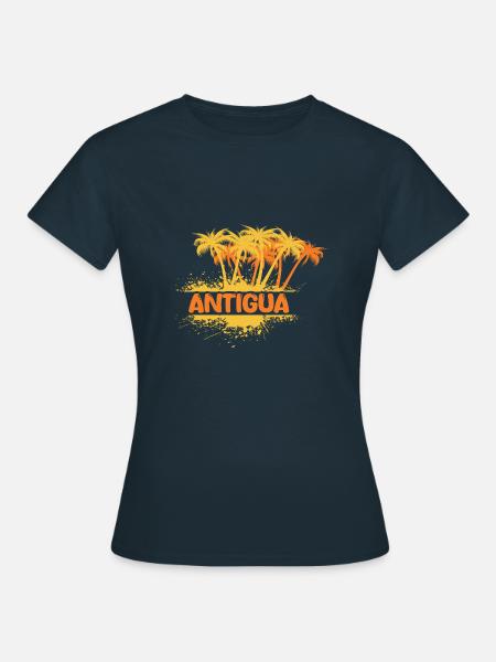 Party Antigua - Frauen T-Shirt - Navy
