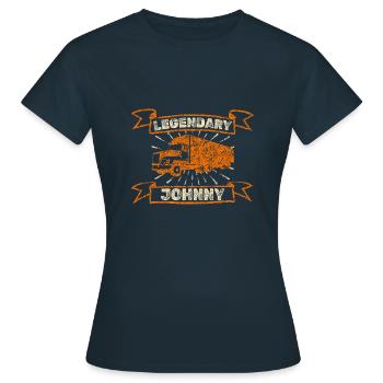 Johnny - T-shirt Femme - marine - Devant - AI Model Female 172 dark (172cm)