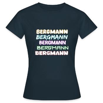 Mineur d’emploi - T-shirt Femme - marine - Devant - AI Model Female 172 dark (172cm)