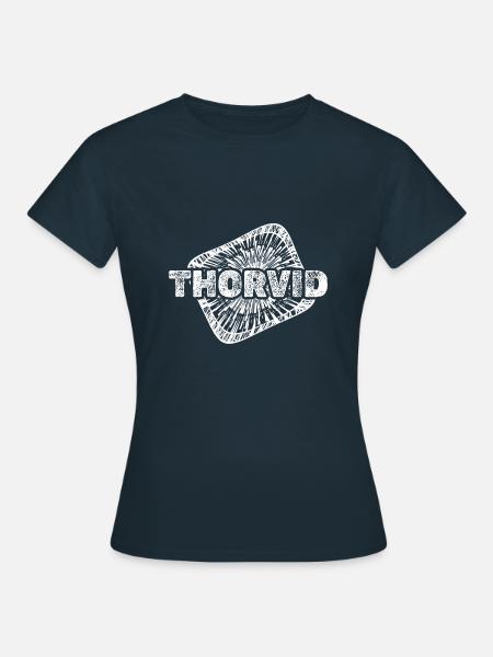 Geburt Thorvid - Frauen T-Shirt - Navy