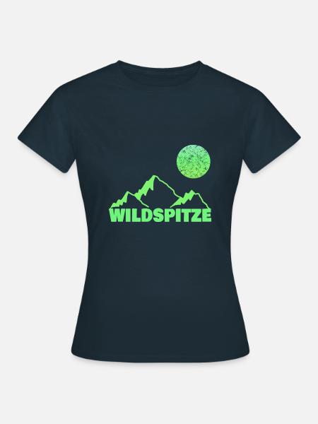 Berg Bergsteigen Klettern wildspitze - Frauen T-Shirt - Navy