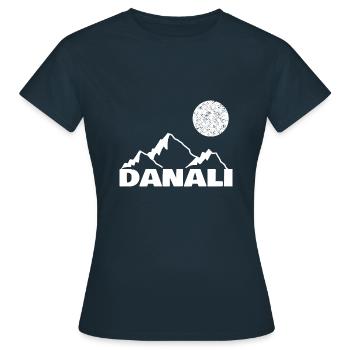 Bergsport Danali - Frauen T-Shirt - Navy - Vorne - AI Model Female 172 dark (172cm)