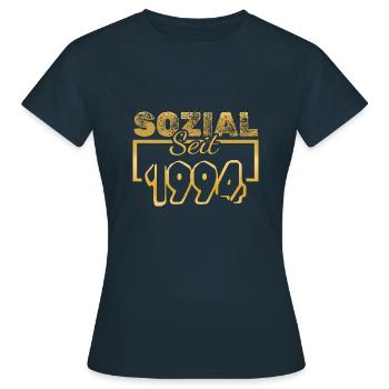 Travailleur social 1994 - T-shirt Femme - marine - Devant - AI Model Female 172 dark (172cm)