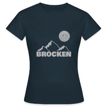 Morceau - T-shirt Femme - marine - Devant - AI Model Female 172 dark (172cm)