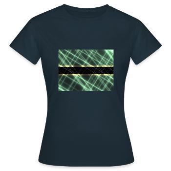 Botswana - Frauen T-Shirt - Navy - Vorne - AI Model Female 172 dark (172cm)
