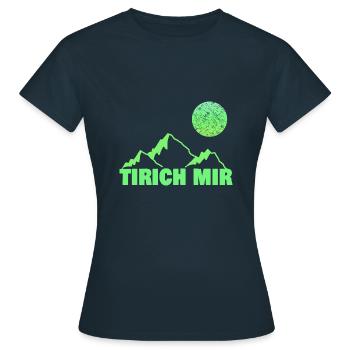 Geschenk für mir - Frauen T-Shirt - Navy - Vorne - AI Model Female 172 dark (172cm)
