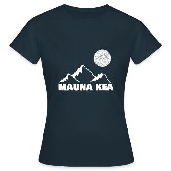 Bergsport kea - Frauen T-Shirt - Navy - Vorne - AI Model Female 172 dark (172cm)