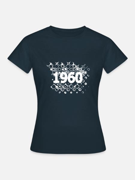 Jahreszahl 1960 - Frauen T-Shirt - Navy