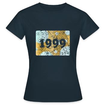 1999 1999 - T-shirt Femme - marine - Devant - AI Model Female 172 dark (172cm)
