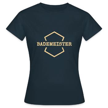 Sauveteur au travail - T-shirt Femme - marine - Devant - AI Model Female 172 dark (172cm)