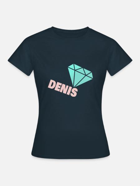 Geschenk für Denis - Frauen T-Shirt - Navy