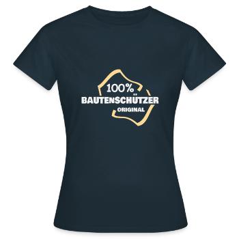Protecteur de bâtiment - T-shirt Femme - marine - Devant - AI Model Female 172 dark (172cm)