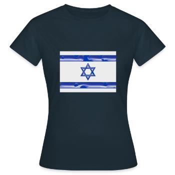 Israël - T-shirt Femme - marine - Devant - AI Model Female 172 dark (172cm)