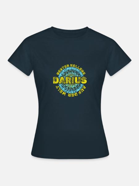 Geschenkidee Darius - Frauen T-Shirt - Navy