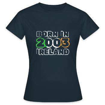 2003 - T-shirt Femme - marine - Devant - AI Model Female 172 dark (172cm)