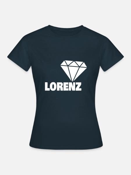 Geschenk für Lorenz - Frauen T-Shirt - Navy