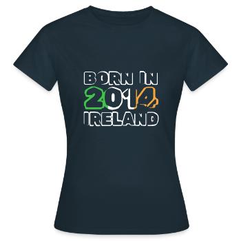 2014 - T-shirt Femme - marine - Devant - AI Model Female 172 dark (172cm)