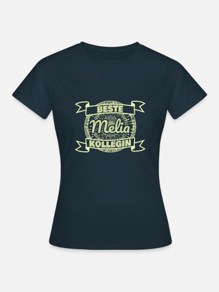 Melia als Arbeitskollegin - Frauen T-Shirt - Navy