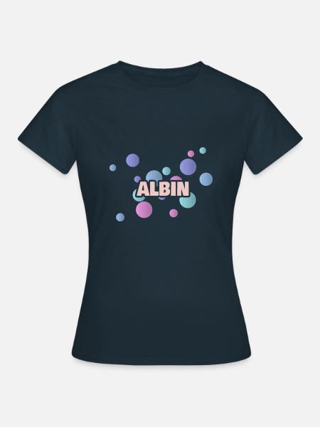 Albin Albin - Frauen T-Shirt - Navy