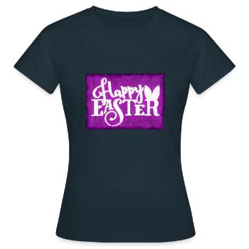 Pâques - T-shirt Femme - marine - Devant - AI Model Female 172 dark (172cm)