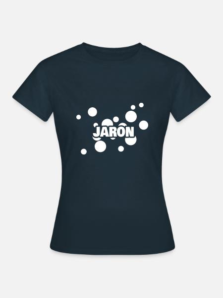 Vorname Jaron - Frauen T-Shirt - Navy