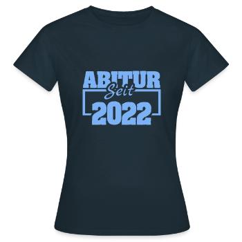 Abi 2022 - Frauen T-Shirt - Navy - Vorne - AI Model Female 172 dark (172cm)