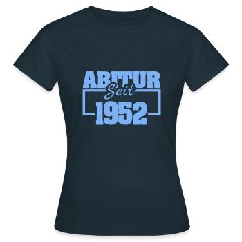 1952 - Frauen T-Shirt - Navy - Vorne - AI Model Female 172 dark (172cm)