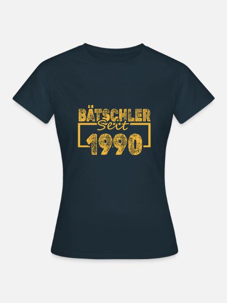 Jungeselle 1990 - Frauen T-Shirt - Navy