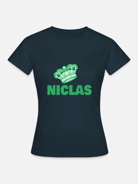 Geschenk für Niclas - Frauen T-Shirt - Navy