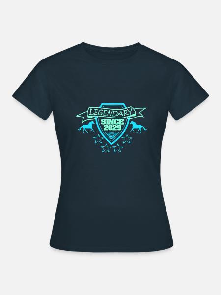 Reiten 2029 - Frauen T-Shirt - Navy