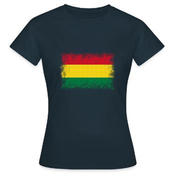 Bolivien - Frauen T-Shirt - Navy - Vorne - AI Model Female 172 dark (172cm)