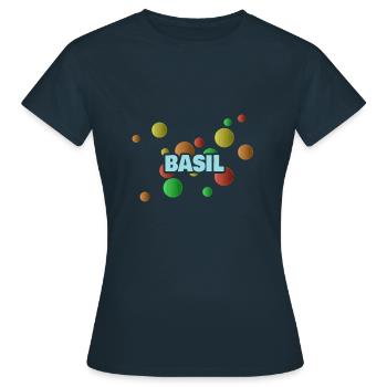Cadeau pour le basilic - T-shirt Femme - marine - Devant - AI Model Female 172 dark (172cm)