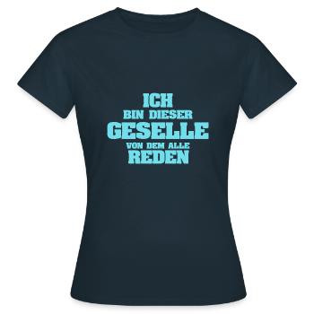 Profession compagnon - T-shirt Femme - marine - Devant - AI Model Female 172 dark (172cm)